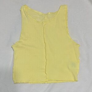 American Eagle Outfitters Yellow Tank Top